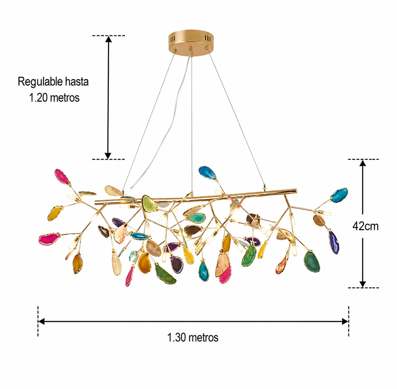 LAMP 128X32X42 G4*16 MET DORAD+AGATA