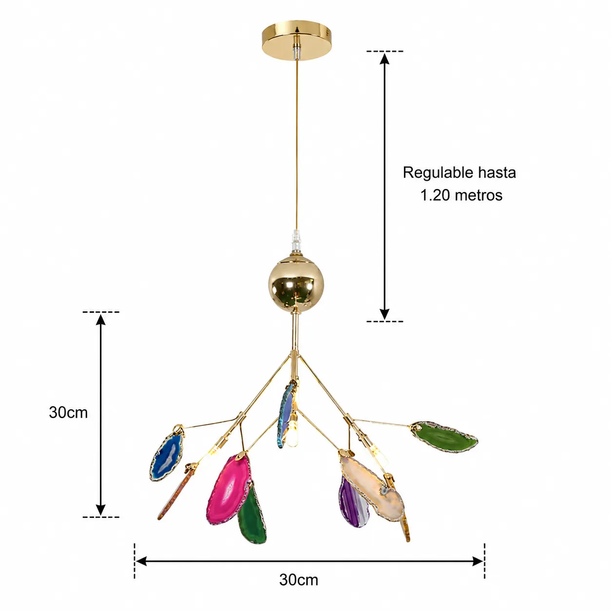 LAMP D30 G4*4 MET DORAD+AGATA