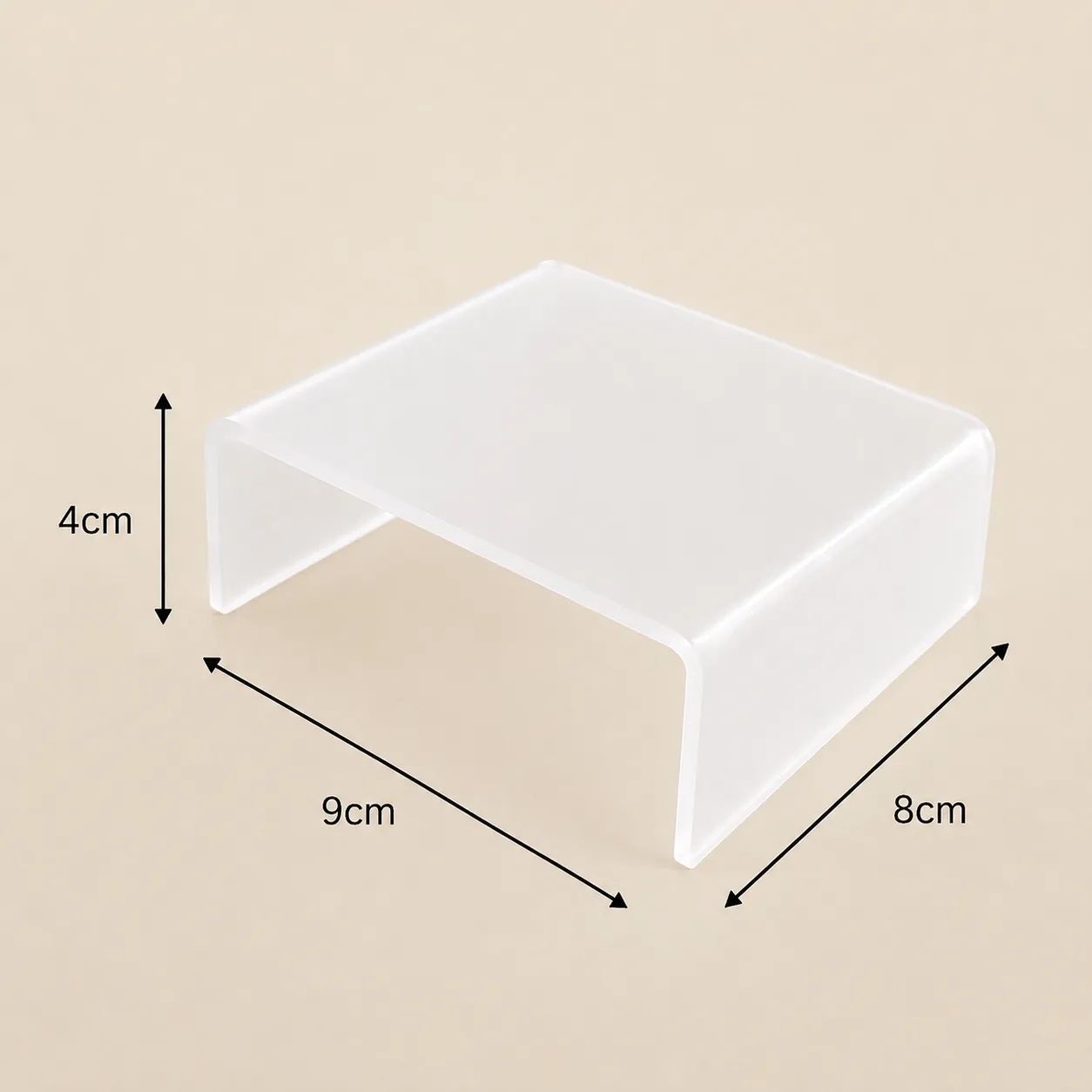 Base acrílica para dar movimiento y altura a decoraciones (9*8*4cm)