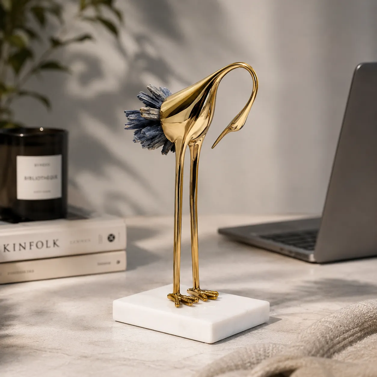 BJ0072 TABLETOP DECOR BRASS 14*8*22