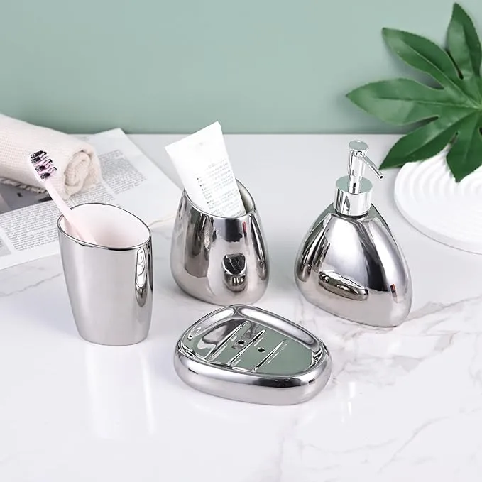 BL0004-8 SET 4 PCS SILVER