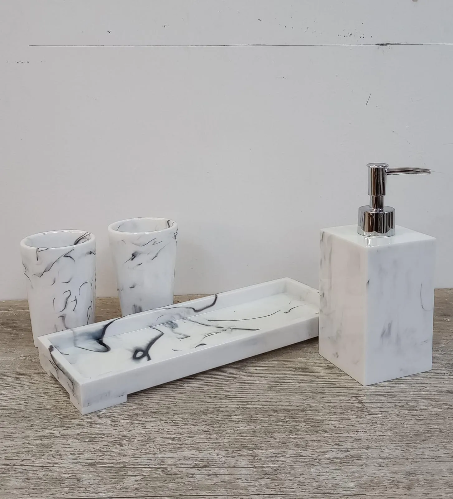 RESIN BATHROOM SET-4PCS