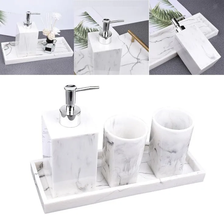 RESIN BATHROOM SET-4PCS