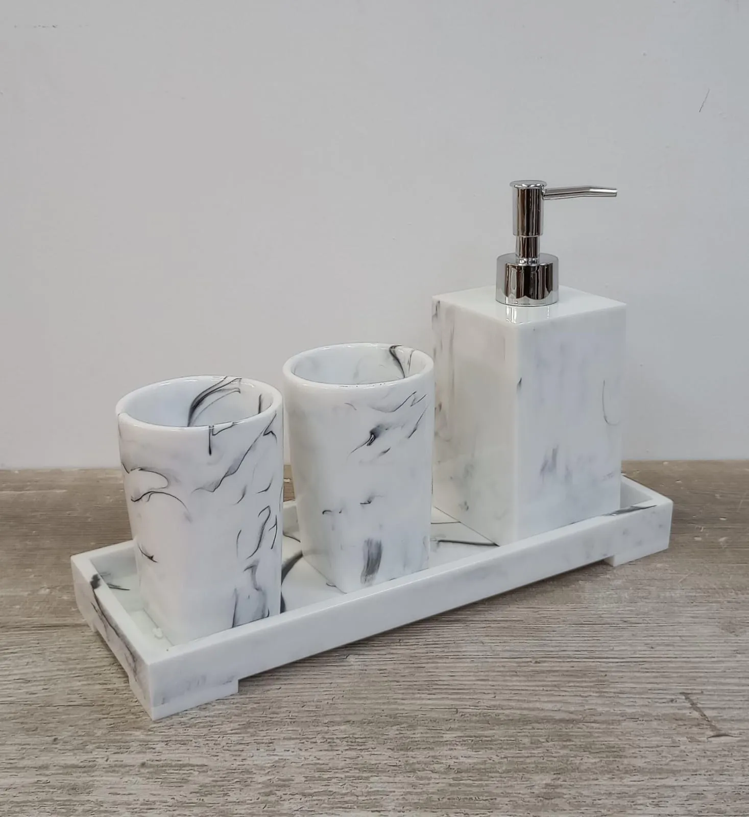 RESIN BATHROOM SET-4PCS