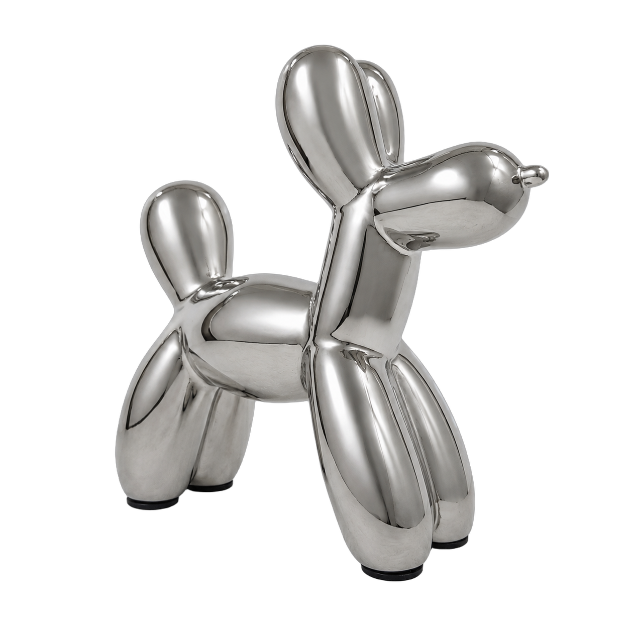 Adorno perro globo, Plateado (22*7.5*22cm)