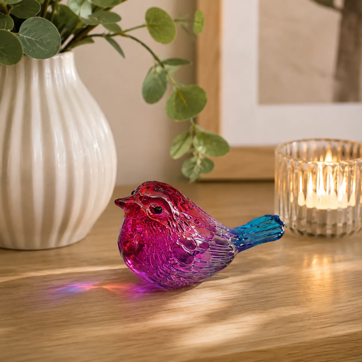 CRYSTAL BIRD TORNASOL 4X8CM