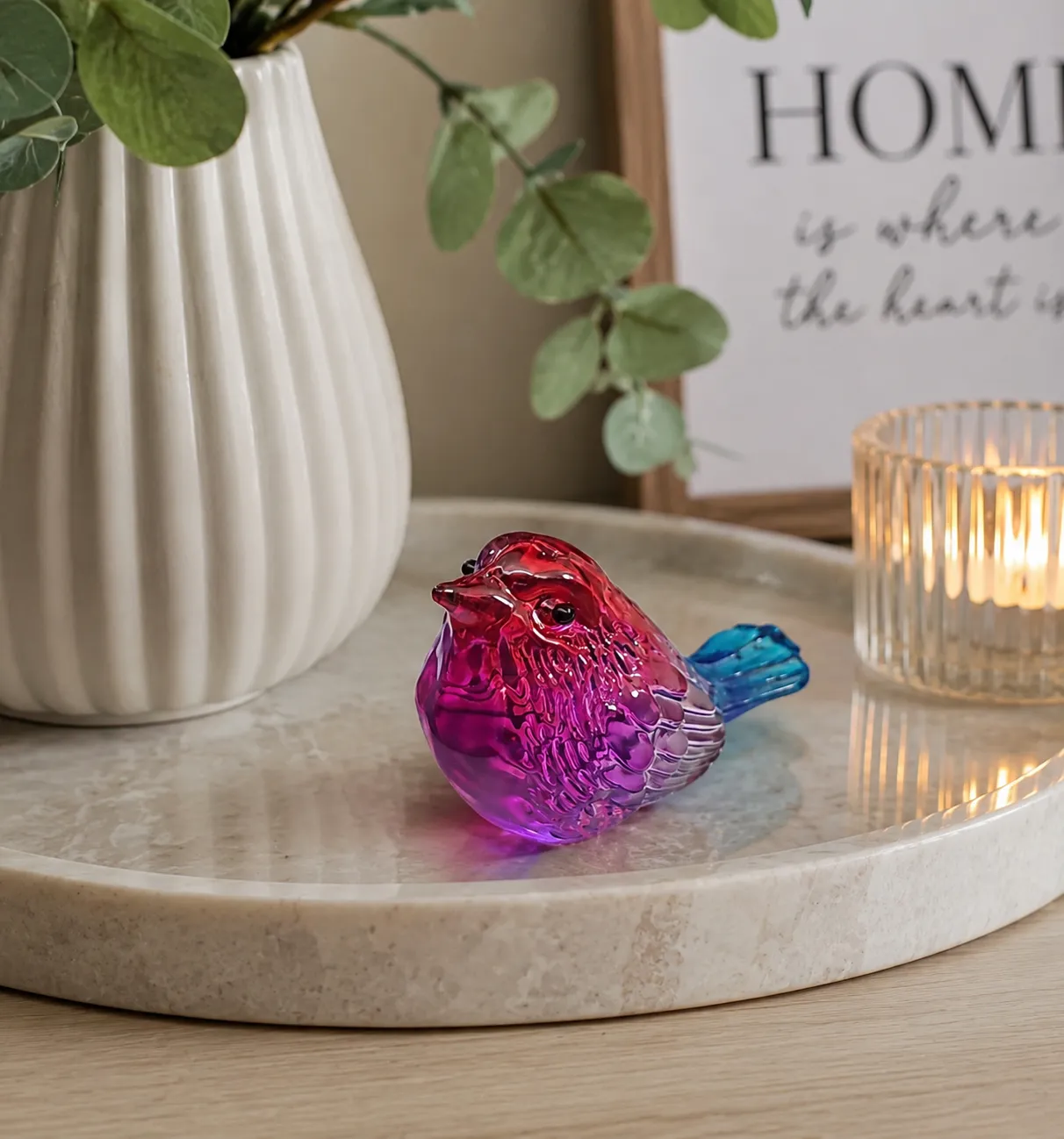 CRYSTAL BIRD TORNASOL 4X8CM