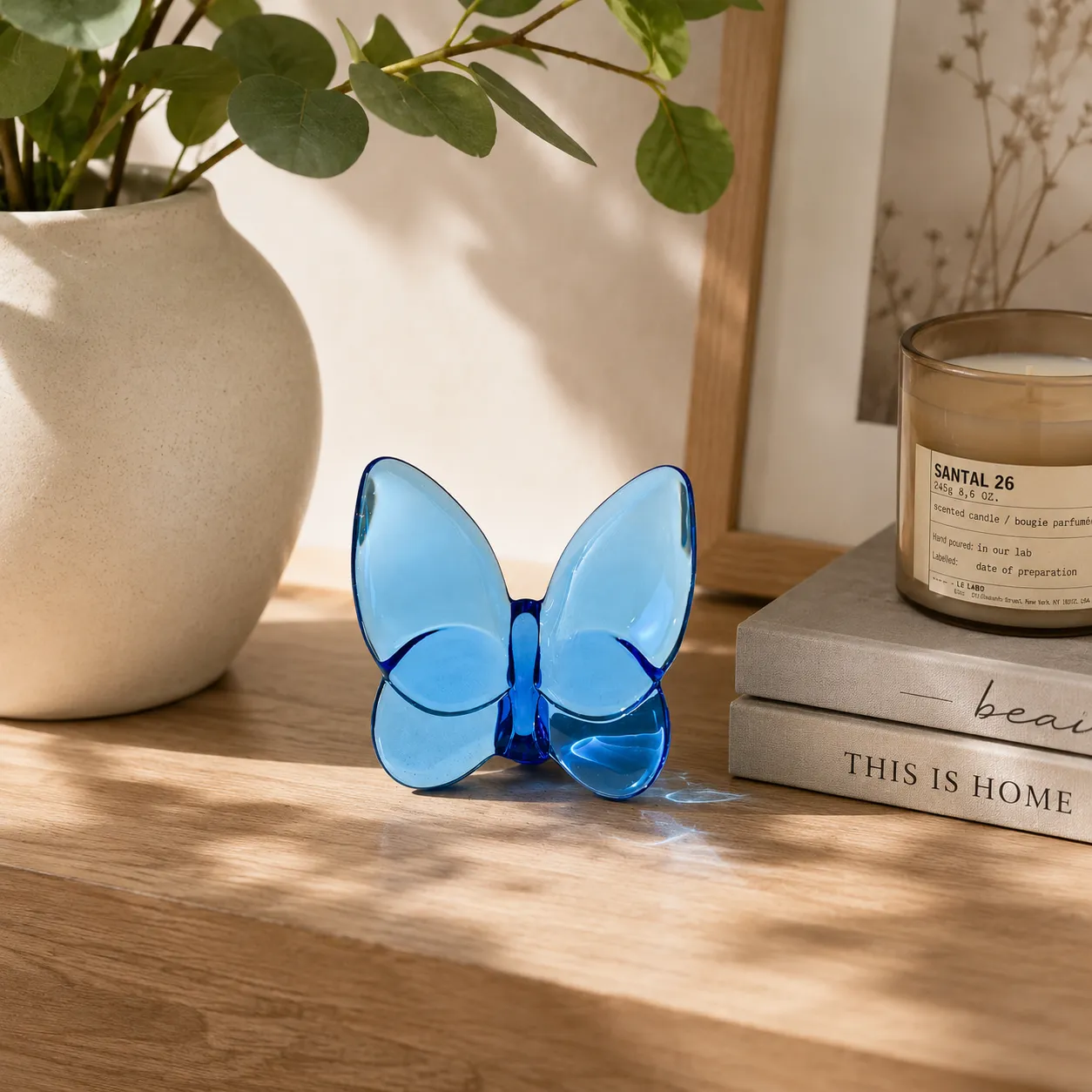 CRYSTAL BUTTERFLY LIGHTBLUE 8X9CM