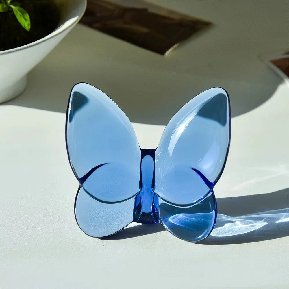 CRYSTAL BUTTERFLY LIGHTBLUE 8X9CM