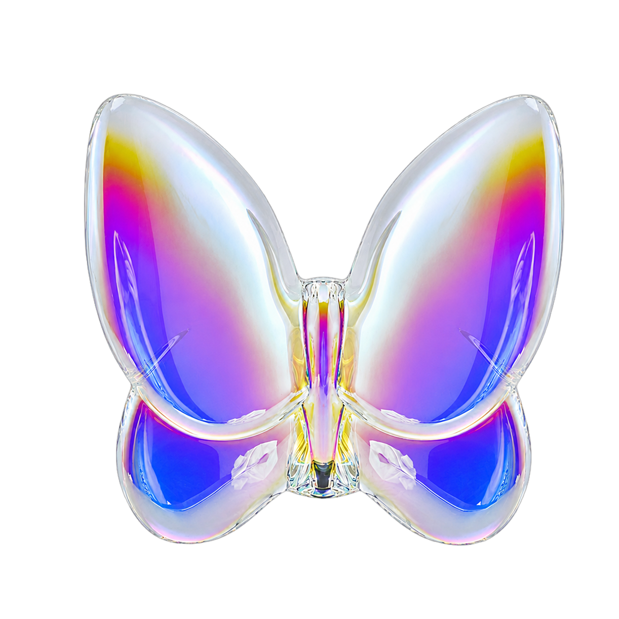 Mariposa decorativa de cristal grande, Tornasol (9*4*8cm)