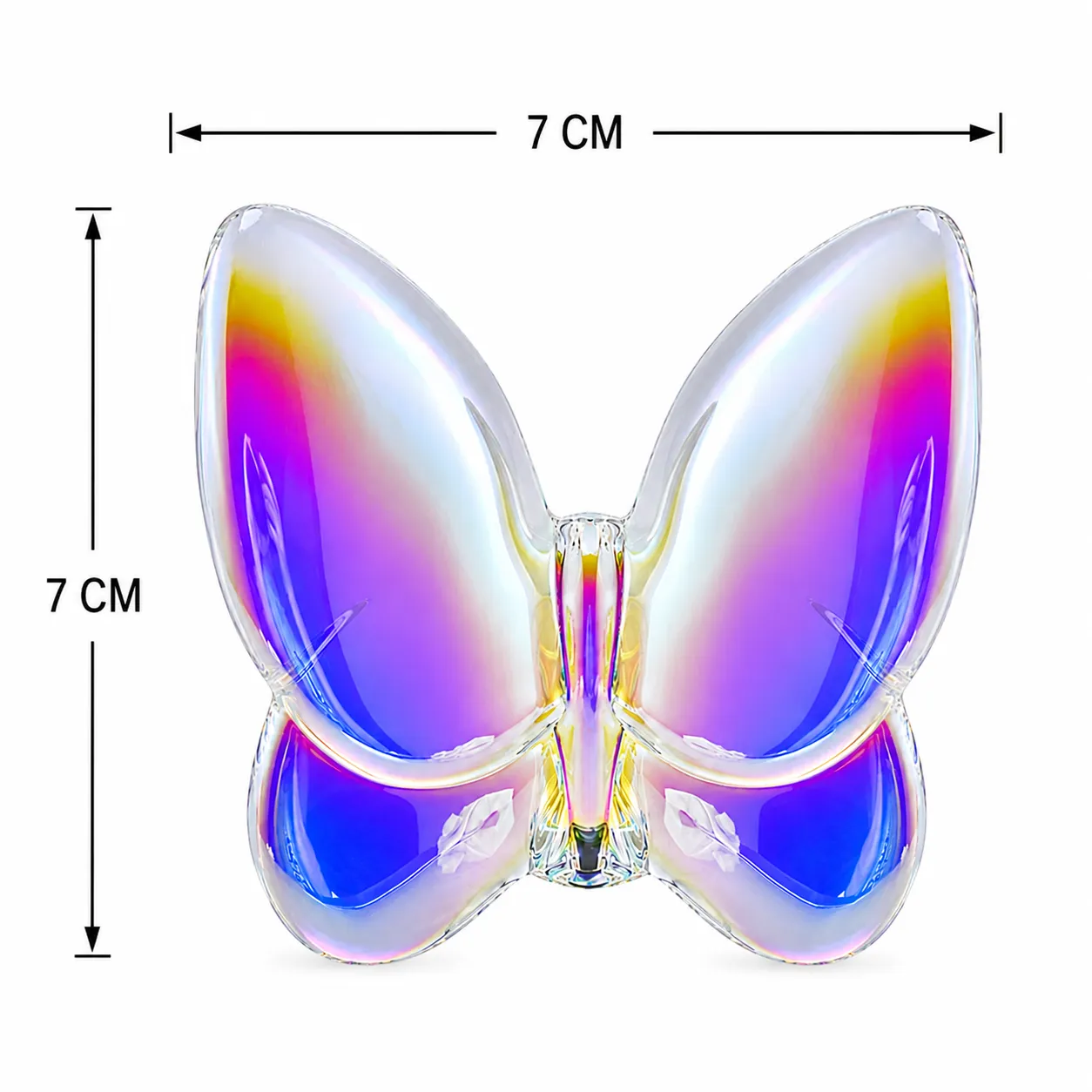 CRYSTAL BUTTERFLY TORNASOL 7X7CM
