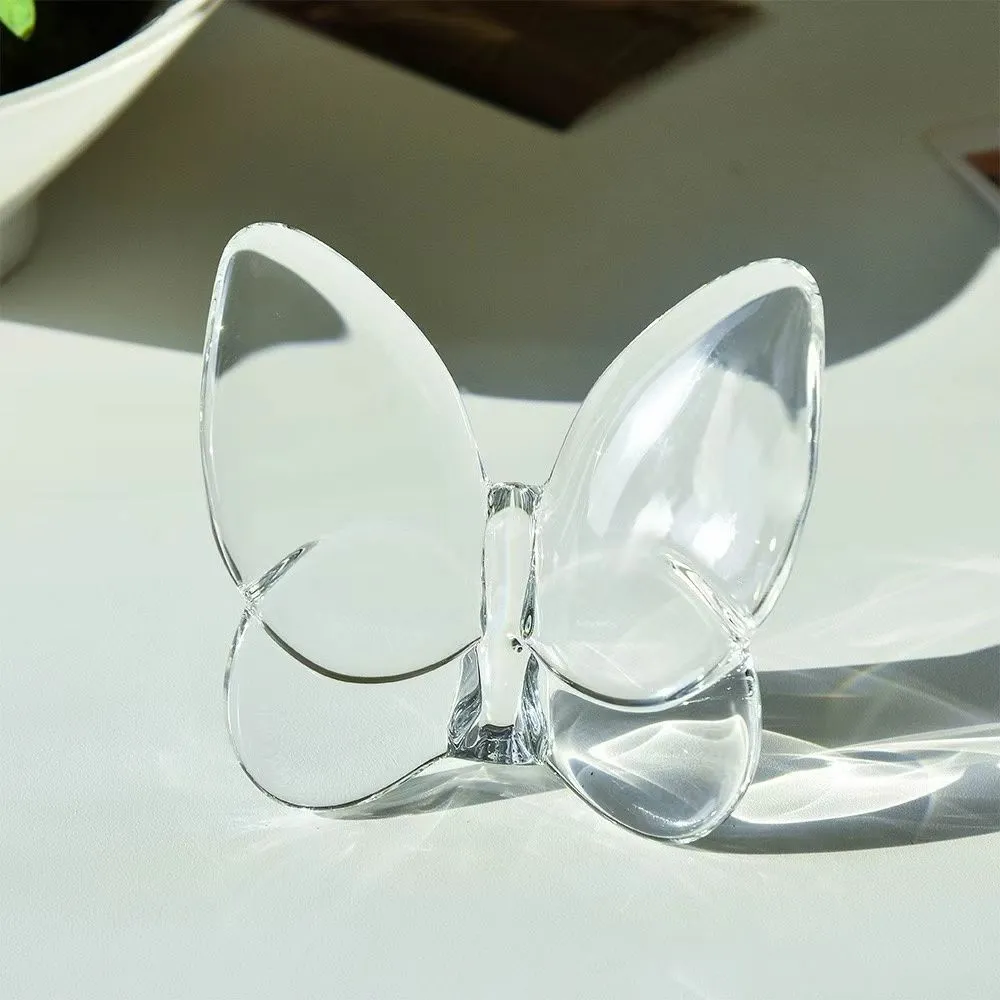 CRYSTAL BUTTERFLY TRANSPARENT 8X9CM
