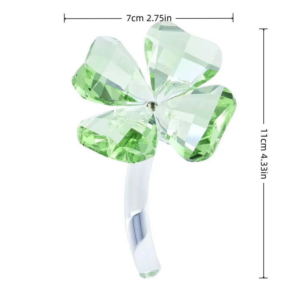 CRYTAL CLOVER GREEN 7*11CM