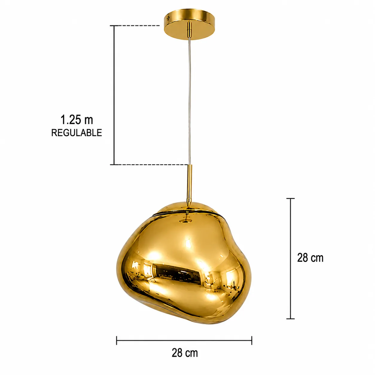 LAMP COLG CTL3016 DORADO
