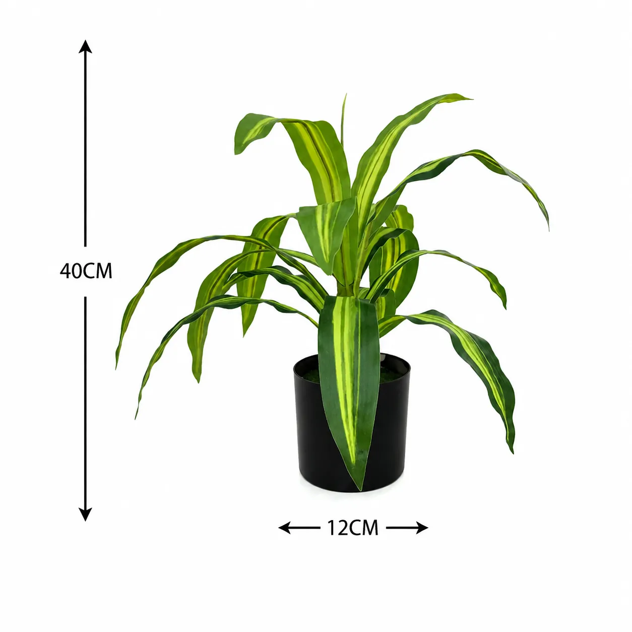 Árbol artificial Dracaena, Verde (12*40cm)