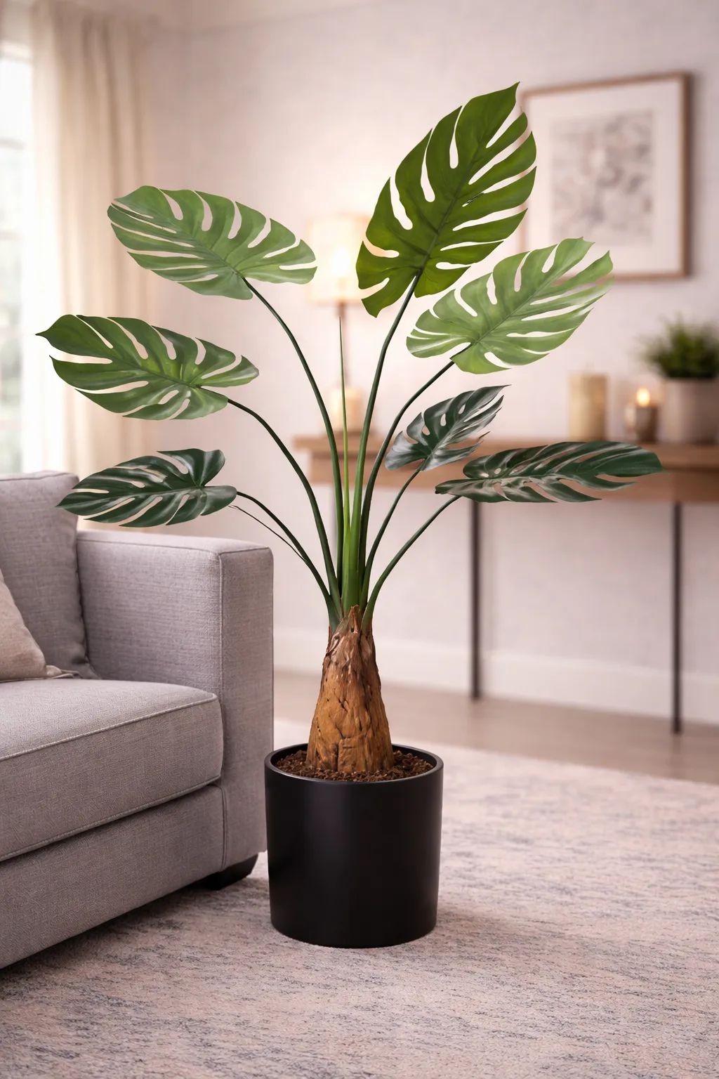 Planta artificial Monstera, Verde (15*110cm)