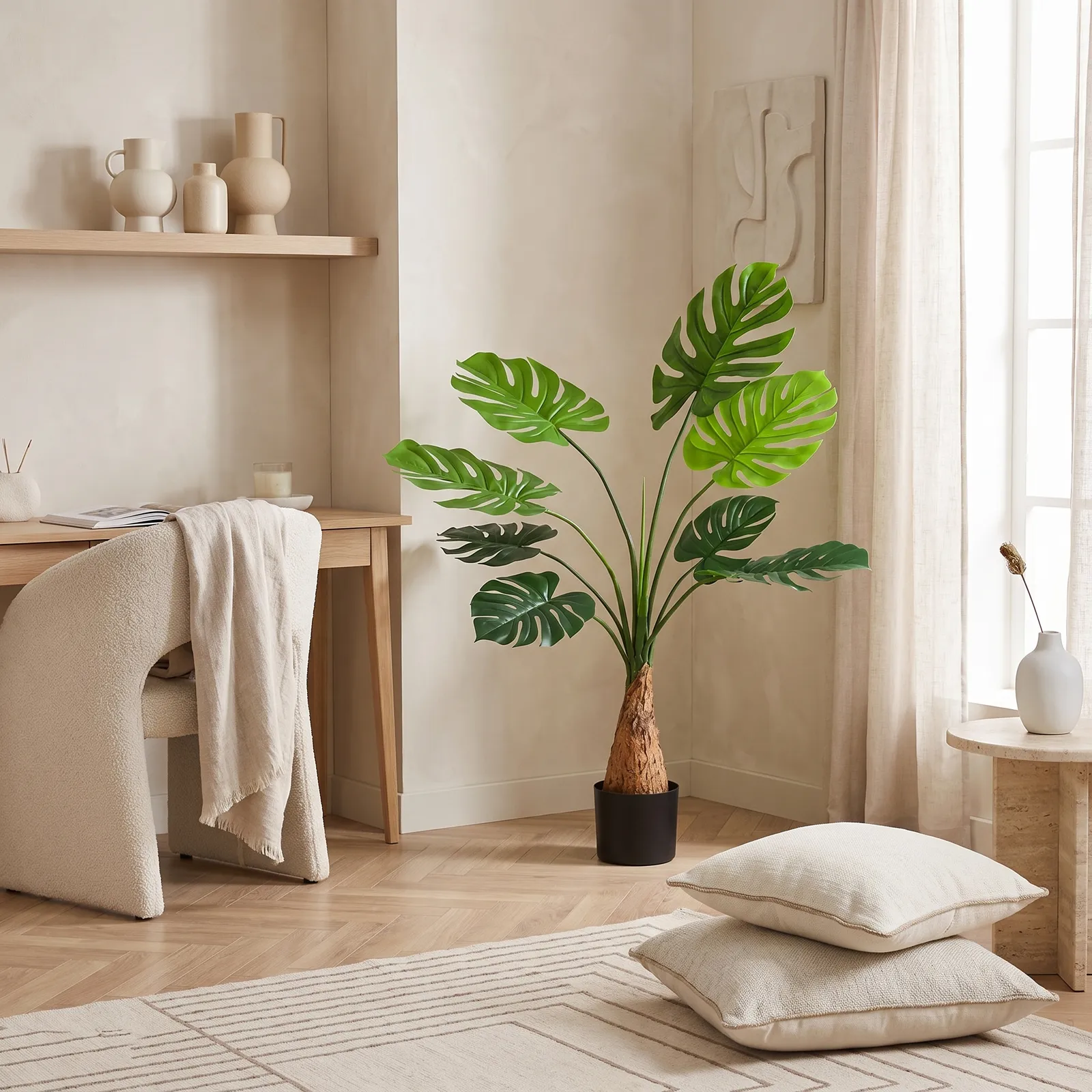 Planta artificial Monstera, Verde (15*110cm)