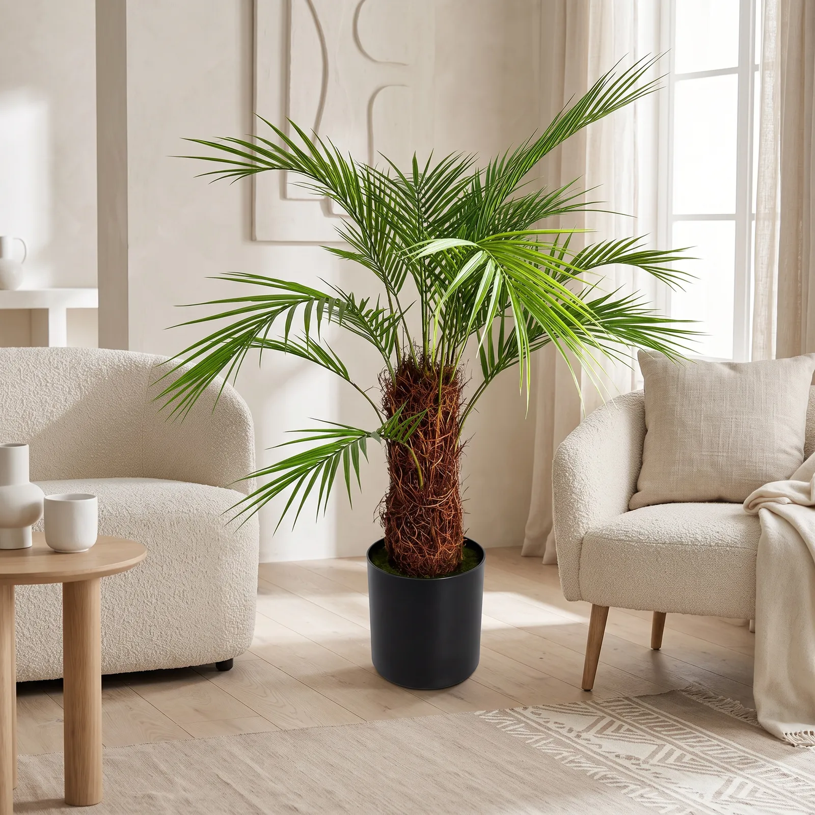 Palmera de bambú artificial, Verde (15*85cm)