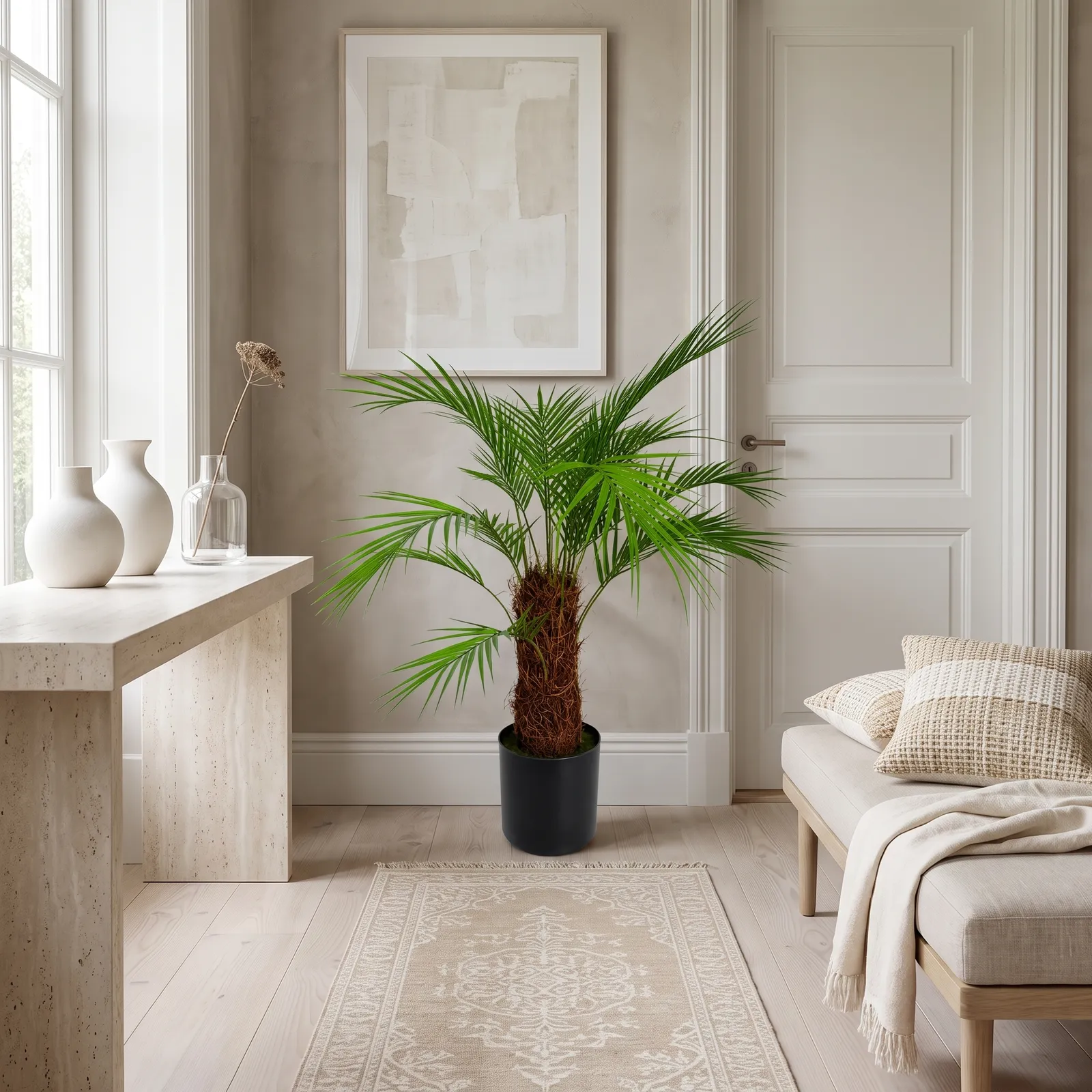 Palmera de bambú artificial, Verde (15*85cm)