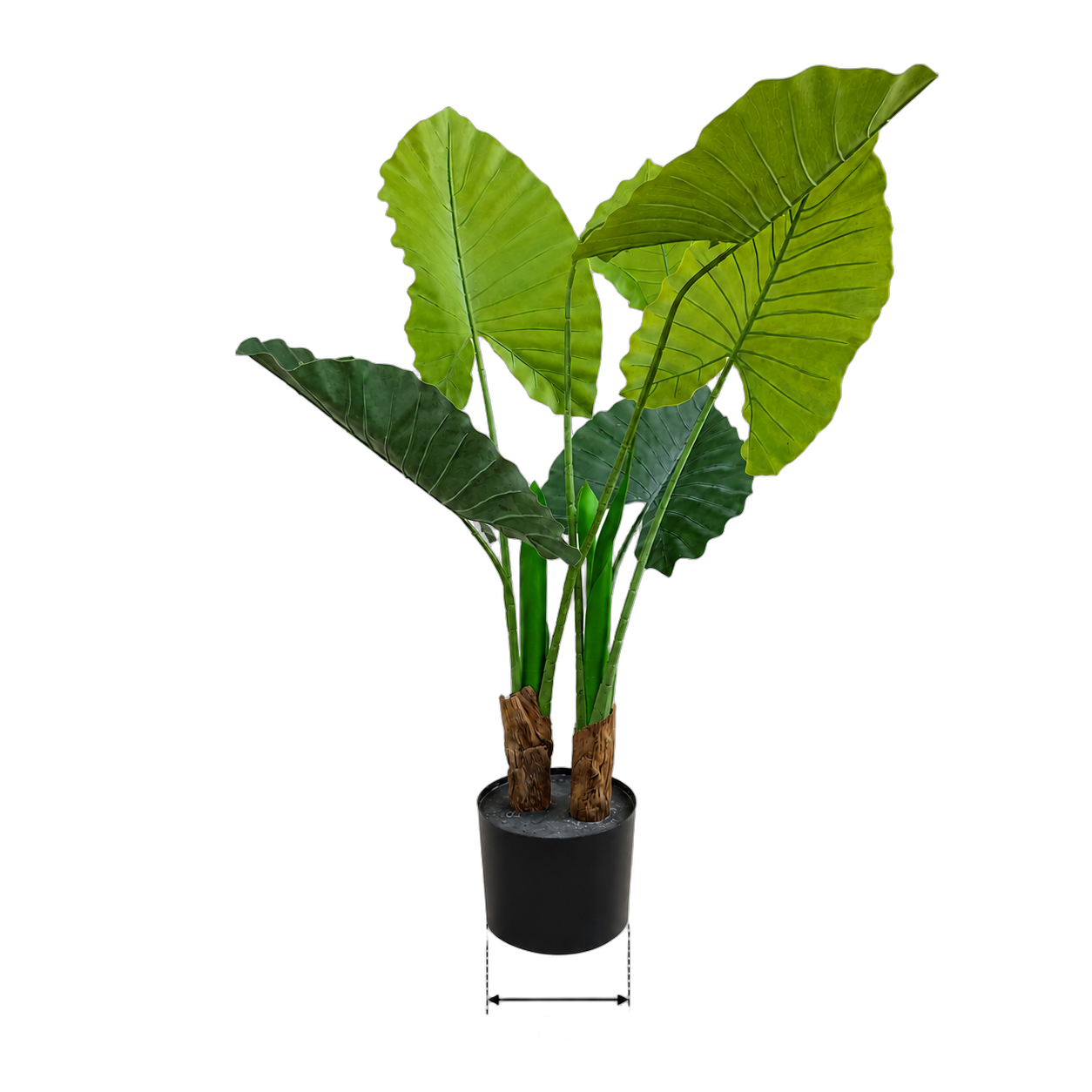 Planta artificial Alocasia, Verde (15*95cm)