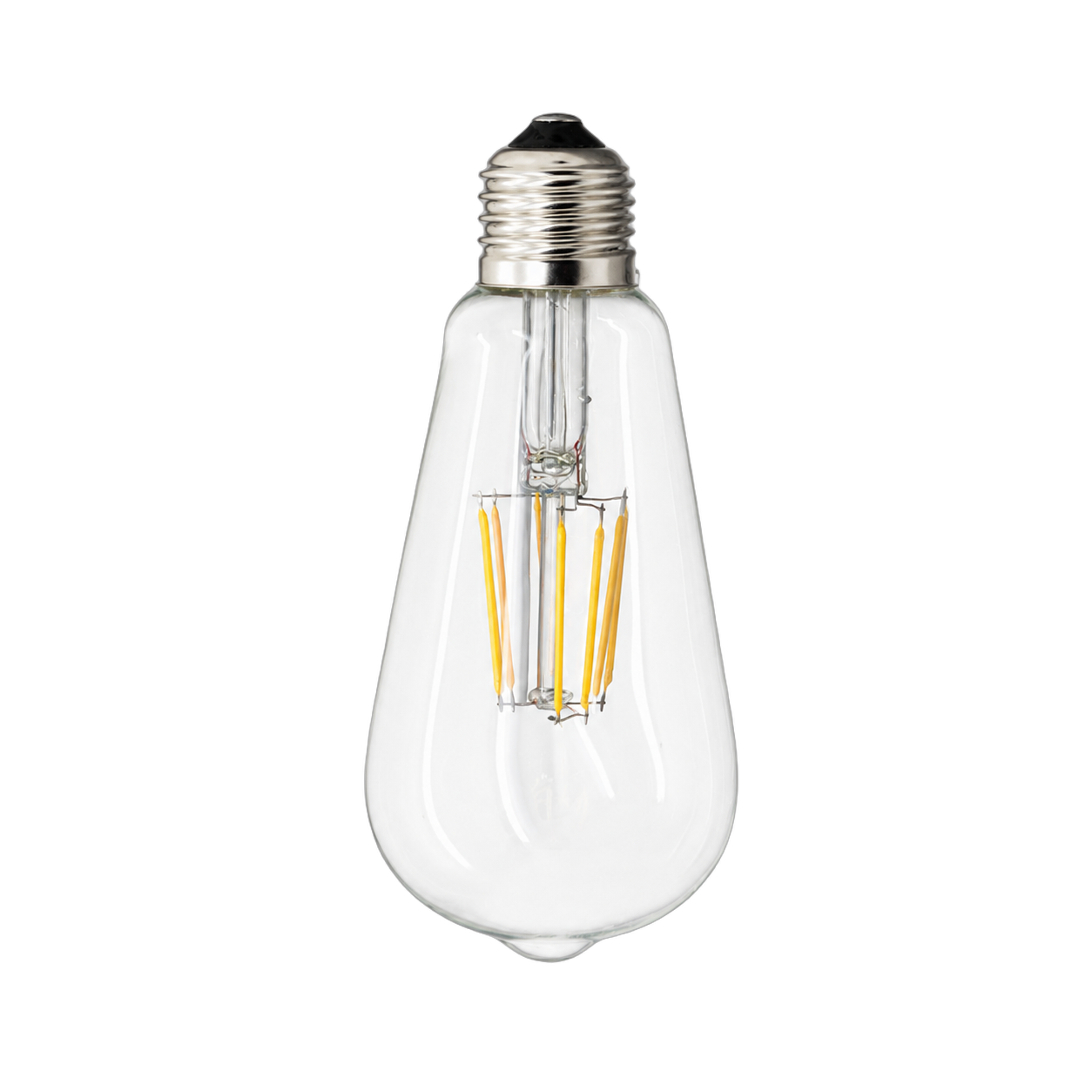 Foco vintage filamento E27, Blanco (6*14cm, 4W, 300LM, 6000K)