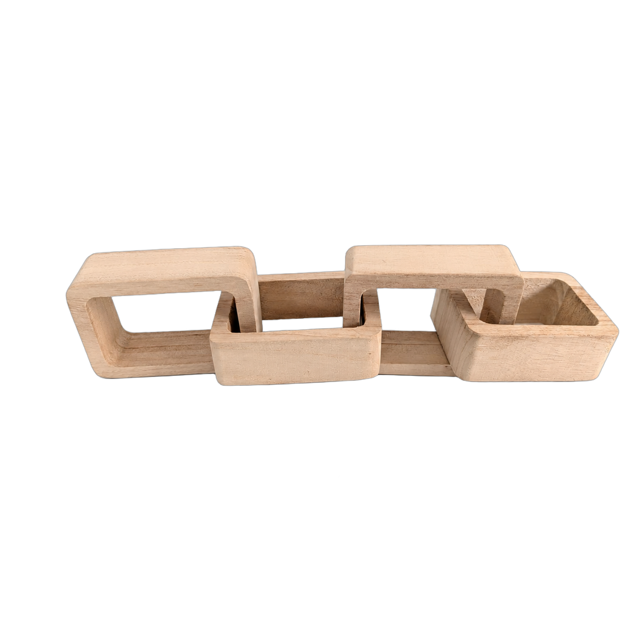 Cadena decorativa de madera, Beige (47*10cm)