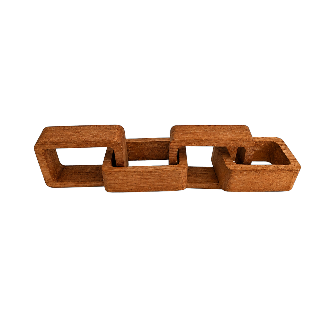 Cadena decorativa de madera, Café (47*10cm)