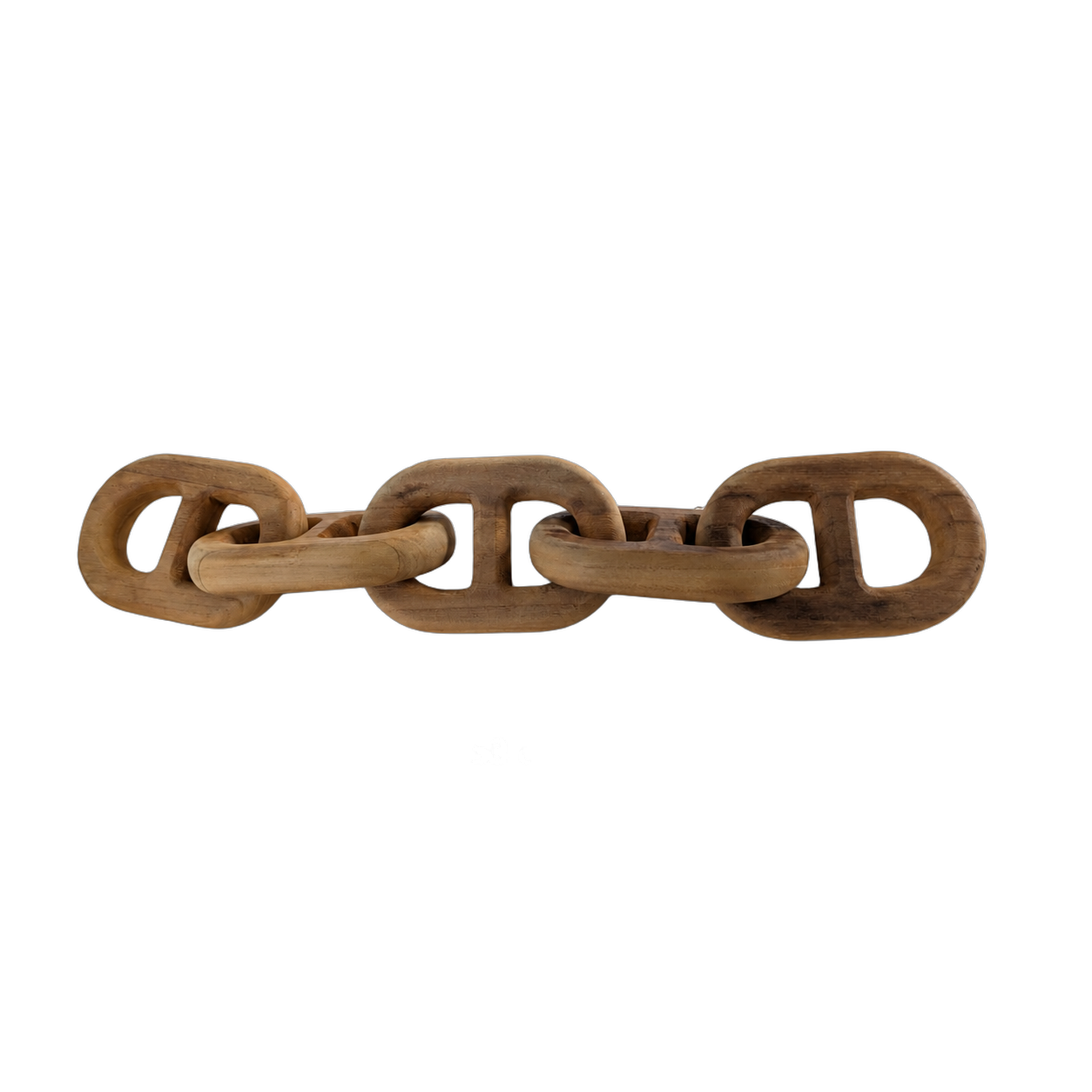 Cadena decorativa de madera enredada, Café (53*10cm)