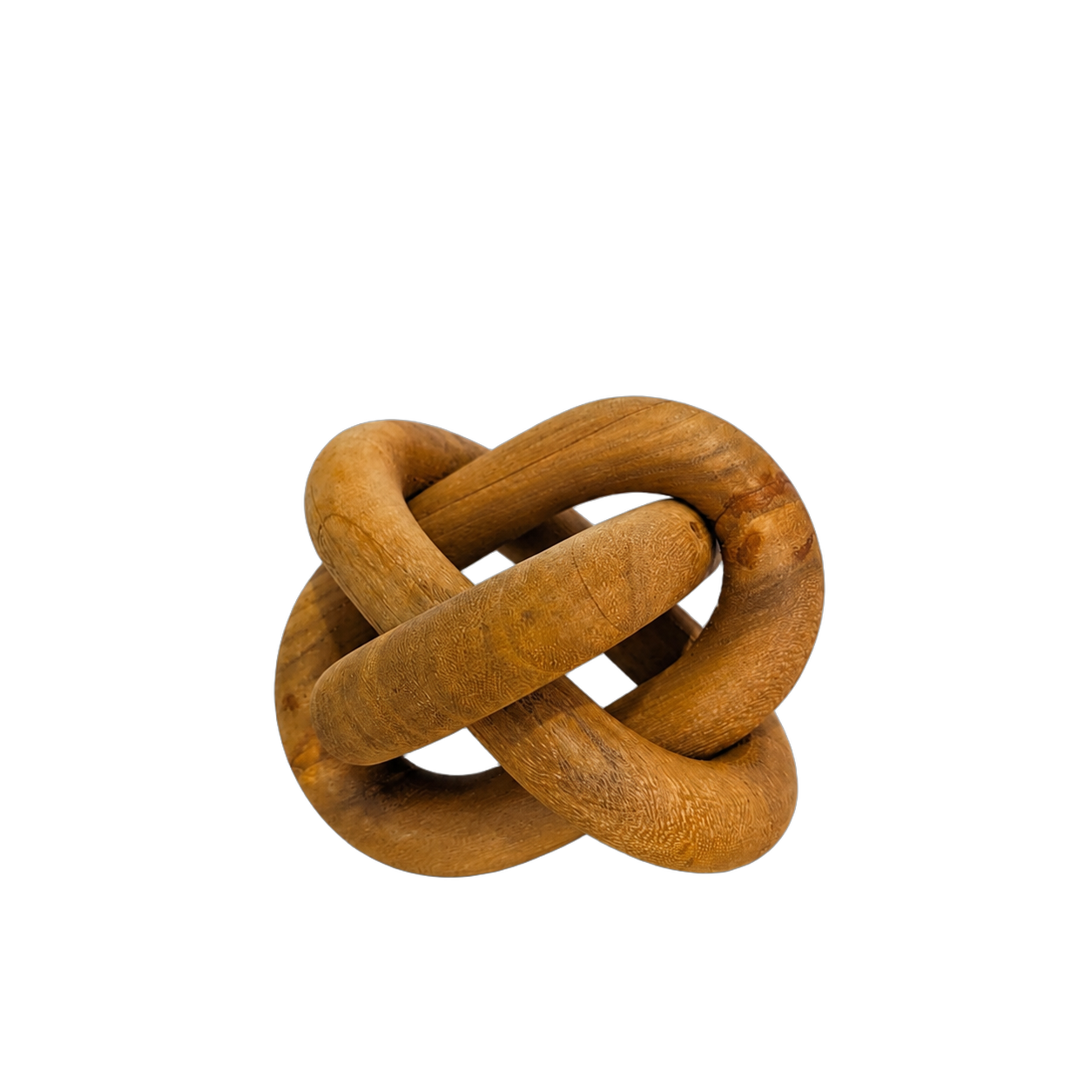 Nudo decorativo de madera, Café (14*14cm)