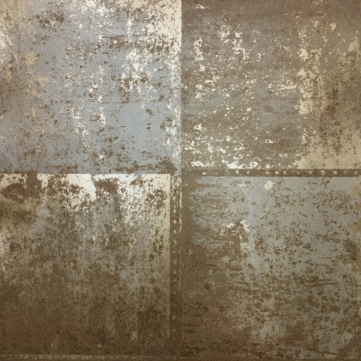 Papel tapiz efecto concreto bloques, Gris claro (053*10M)