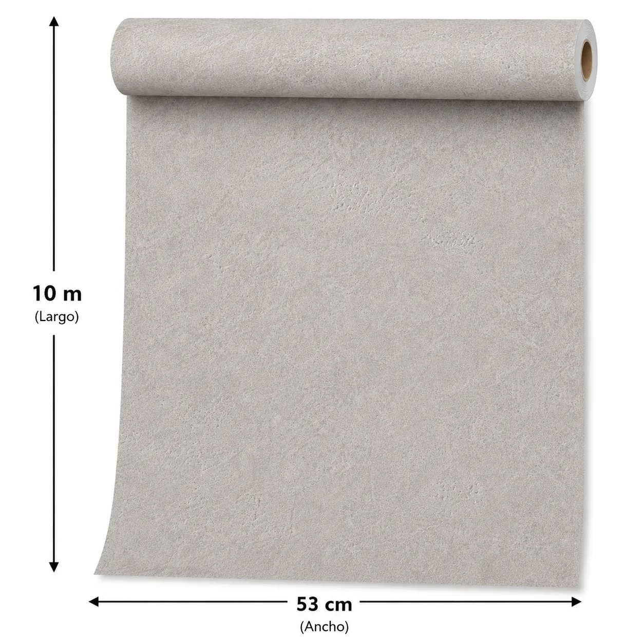Papel tapiz efecto concreto, Gris (053*10M)