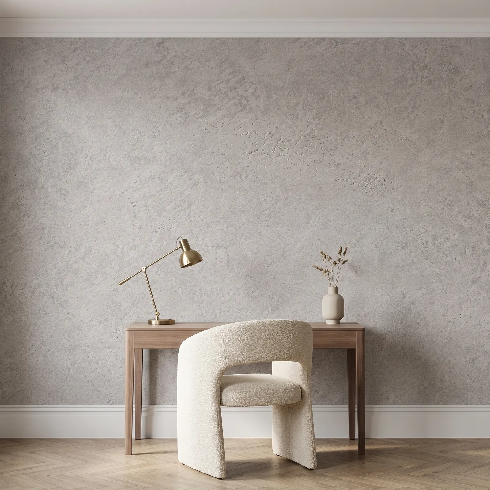 Papel tapiz efecto concreto, Gris (053*10M)