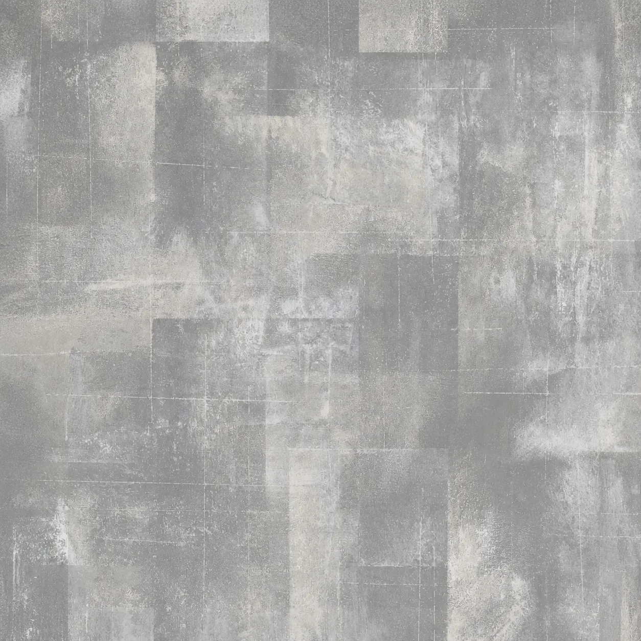 Papel tapiz textura cementada con líneas plateadas, Gris cemento (053*10M)