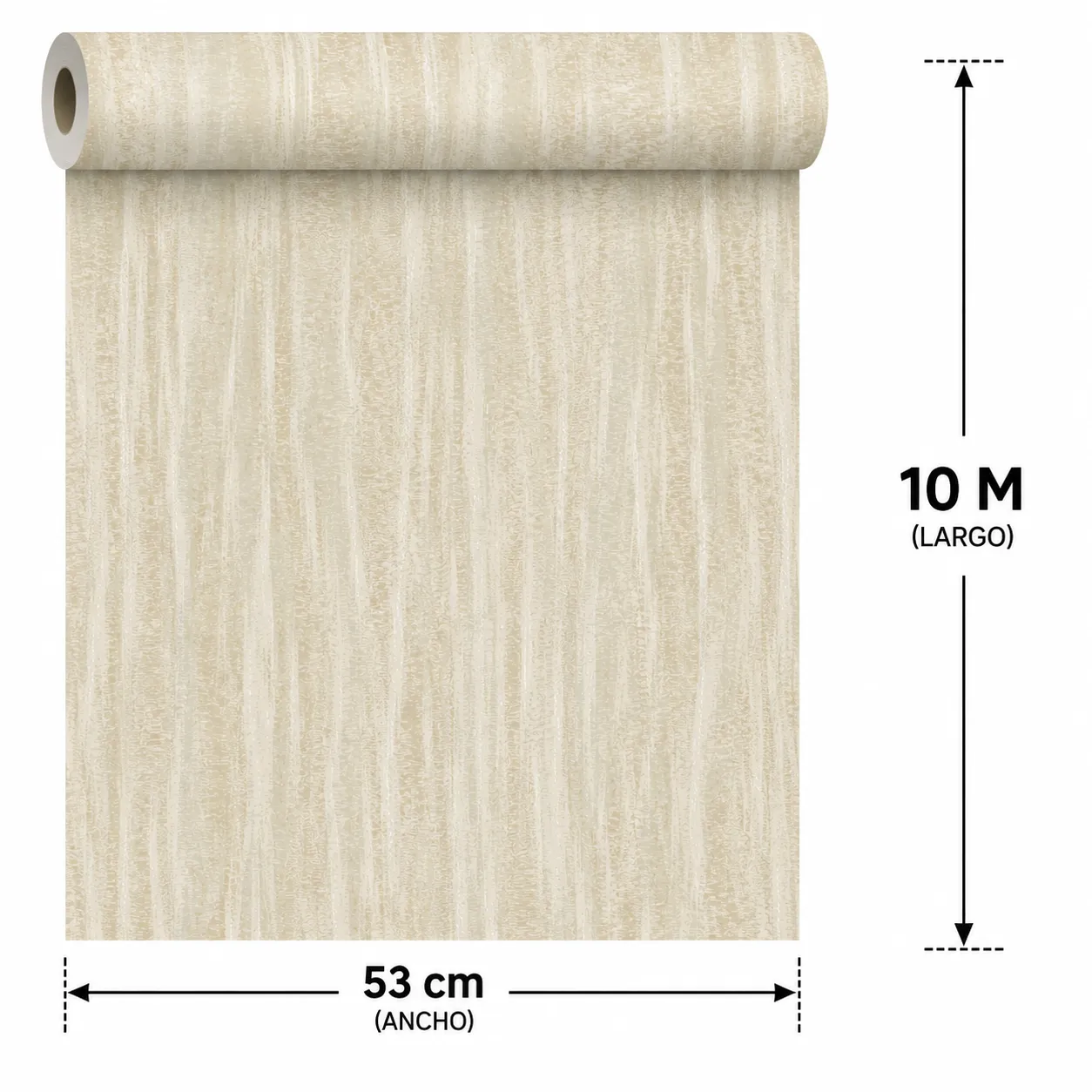 Papel tapiz textura con línea, Dorado y verde aceituna (053*10M)