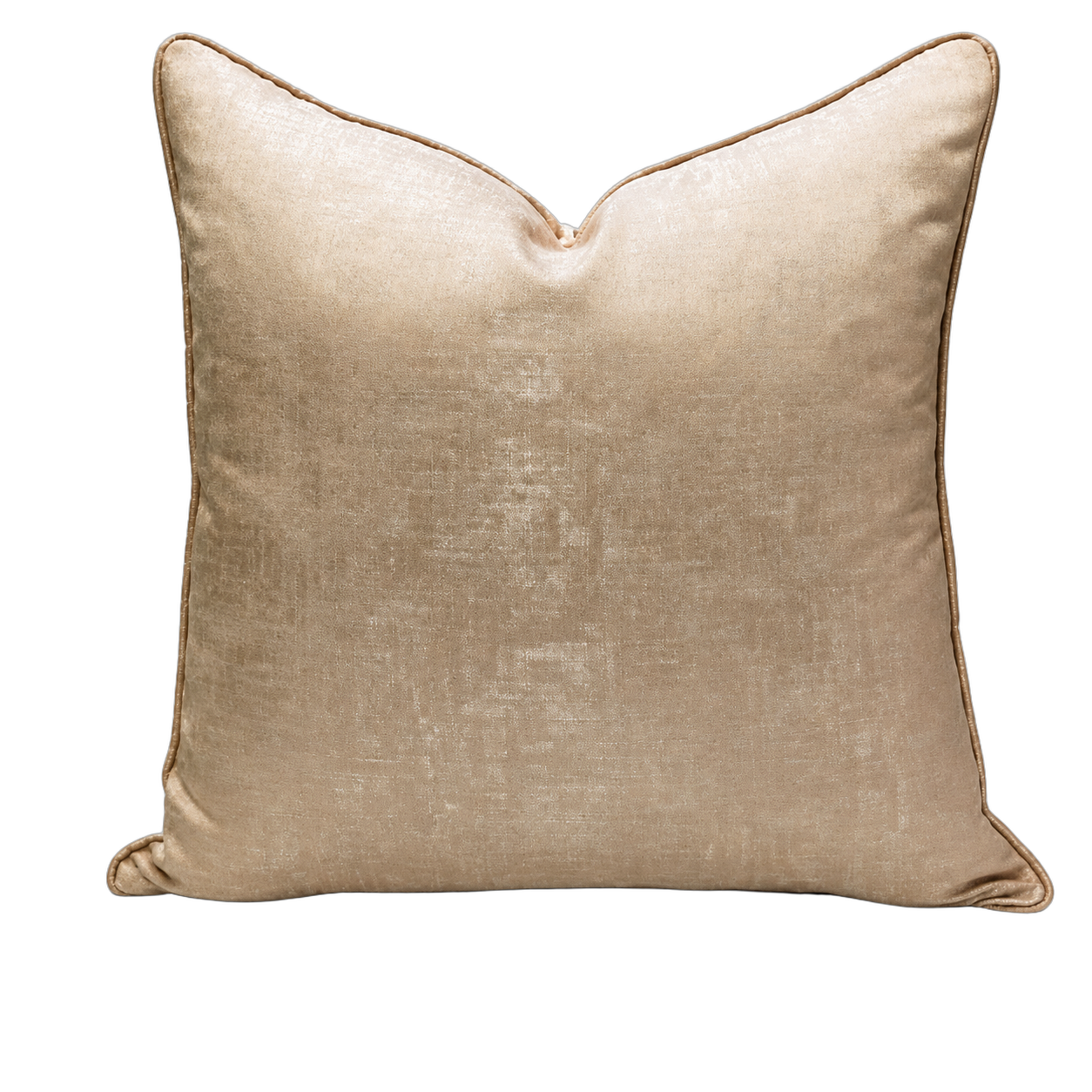 Cojín tela Jacquard liso, Camel (50*50cm)