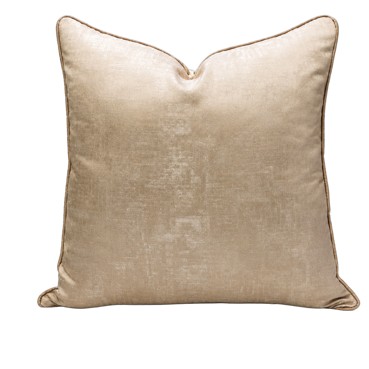 Cojín tela Jacquard liso, Camel (60*60cm)