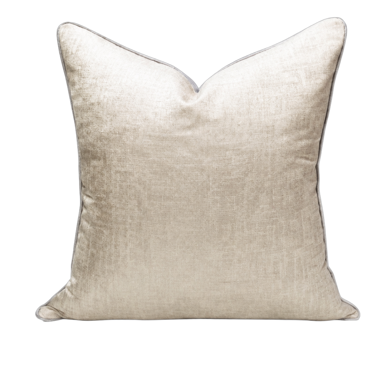 Cojín tela Jacquard liso, Hueso (60*60cm)