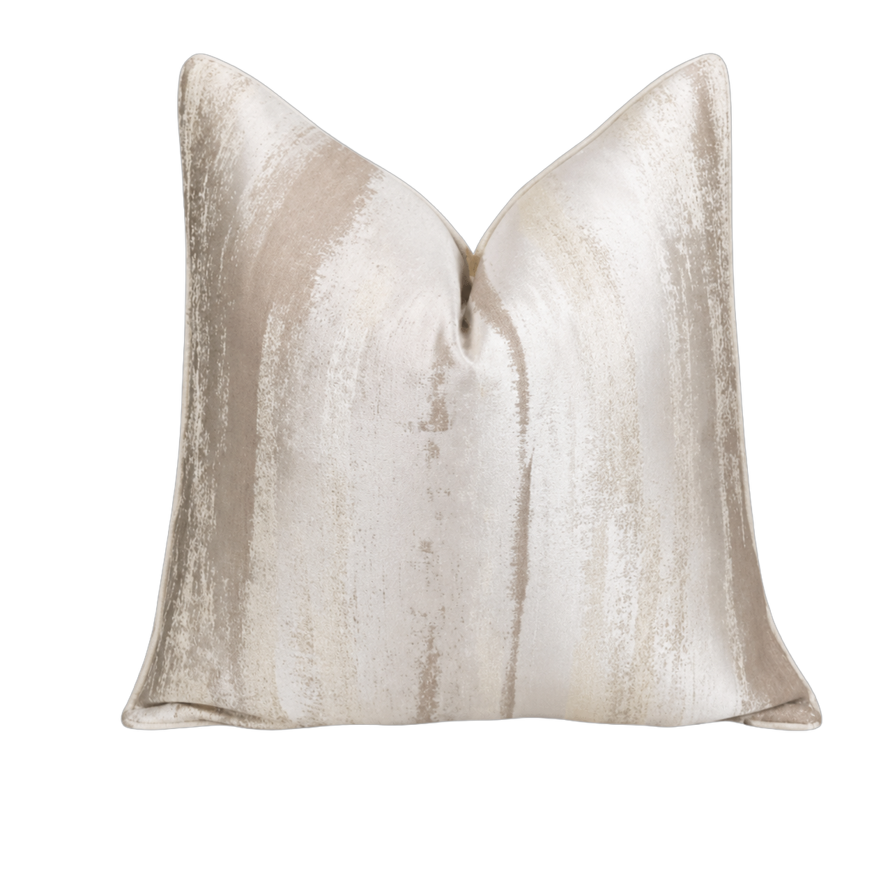Cojín tela Jacquard veteado, Beige (45*45cm)