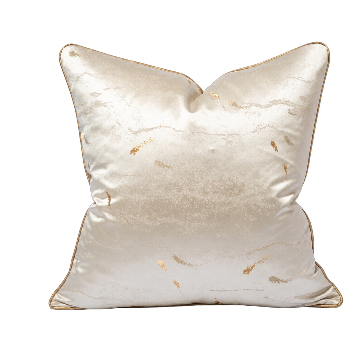 Cojín tela Jacquard jaspeado, Champagne (45*45cm)
