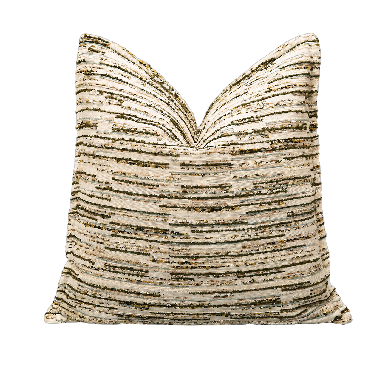 Cojín tela Jacquard ladrillo, Beige (45*45cm)