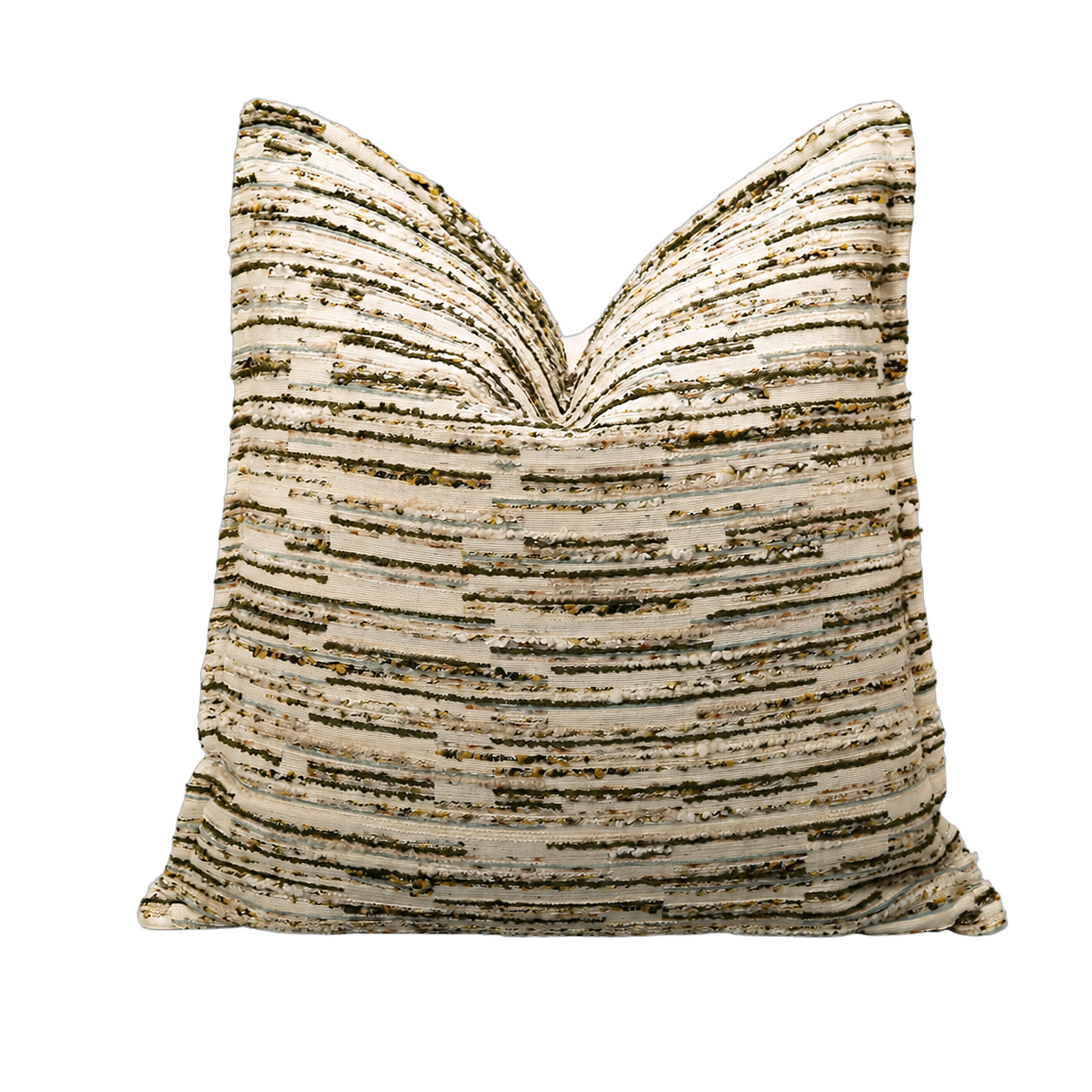 Cojín tela Jacquard ladrillo, Beige (50*50cm)