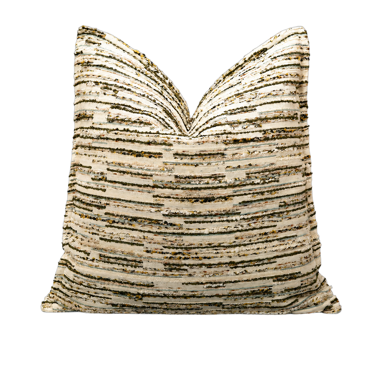 Cojín tela Jacquard ladrillo, Beige (60*60cm)