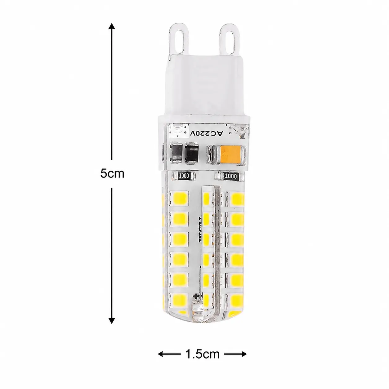 Foco G9 3.5 W, Blanco (1.5*5cm, 250LM, 6000K)