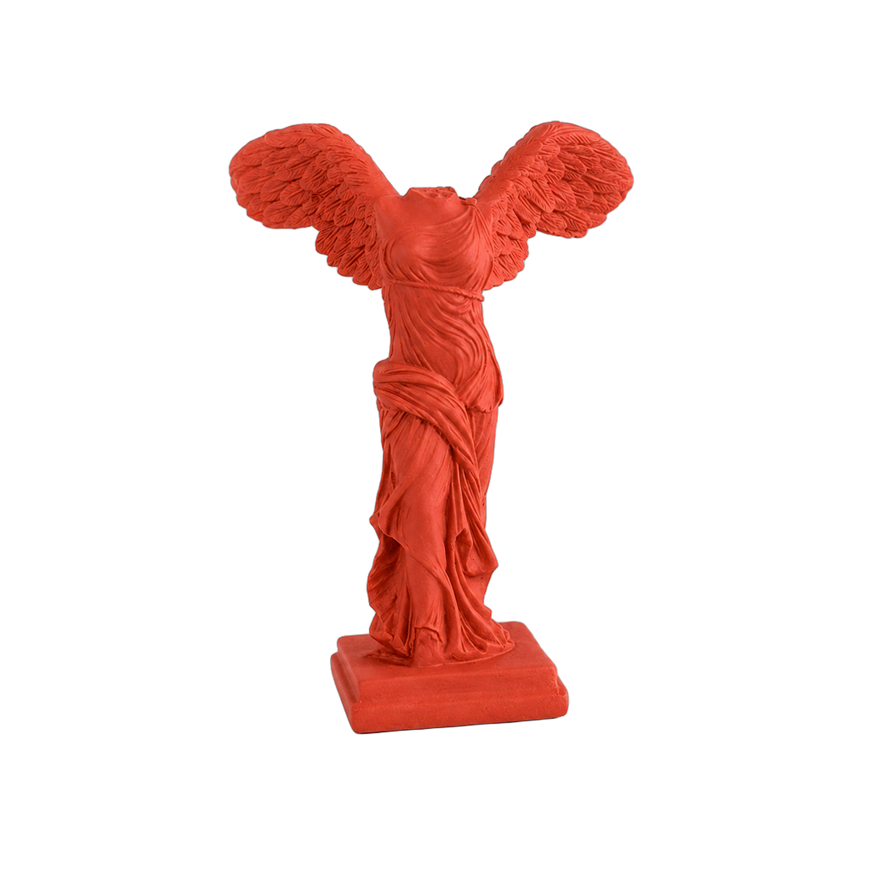 Adorno diosa alada clásica, Rojo (10*7*10cm)