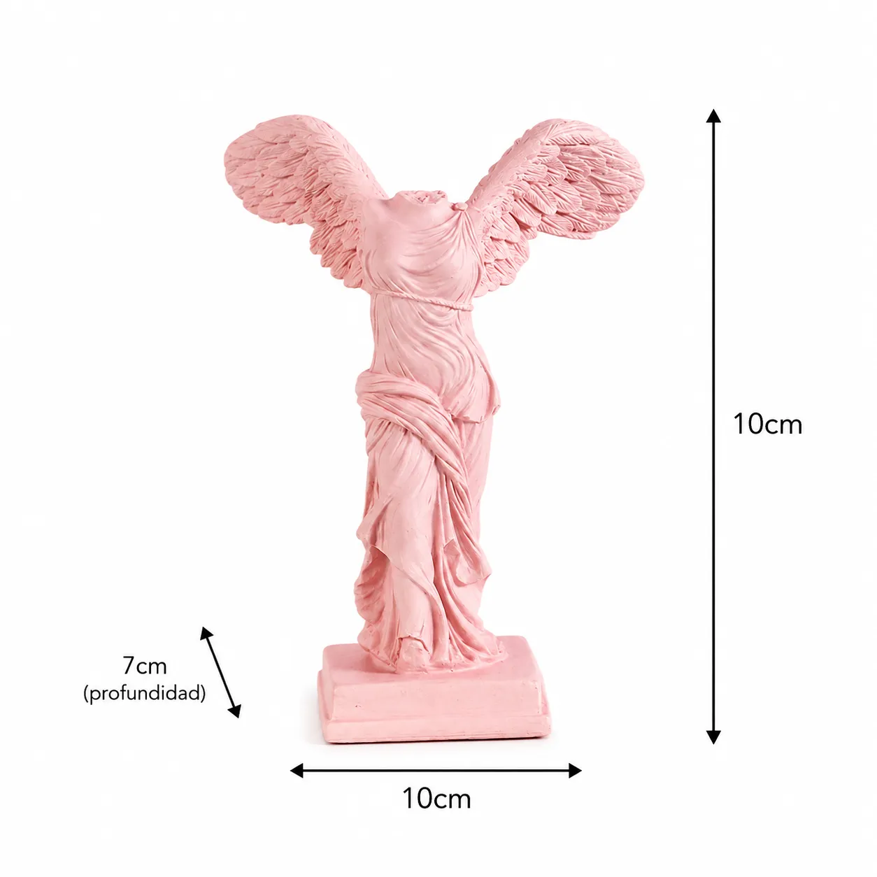 Adorno diosa alada clásica, Terracota (10*7*10cm)