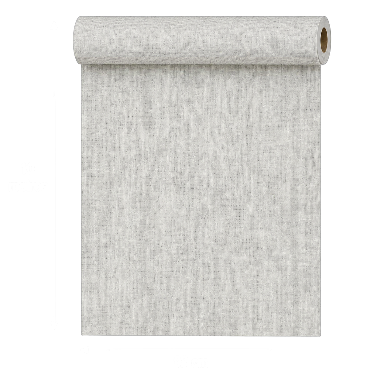 Papel tapiz textura lino, Hueso y gris claro (092*10M)
