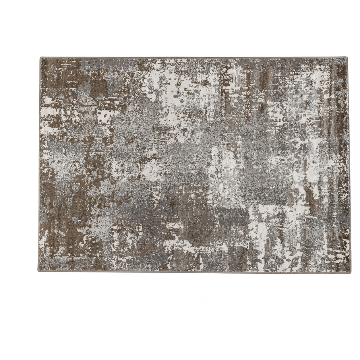 Alfombra abstracta Ireland, Terracota, grosor 2 cm, reverso de yute (160*230cm)