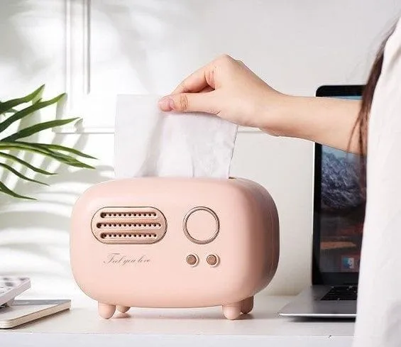 JRSLJJH93 RADIO TISSUE BOX PNK (19.7*14)