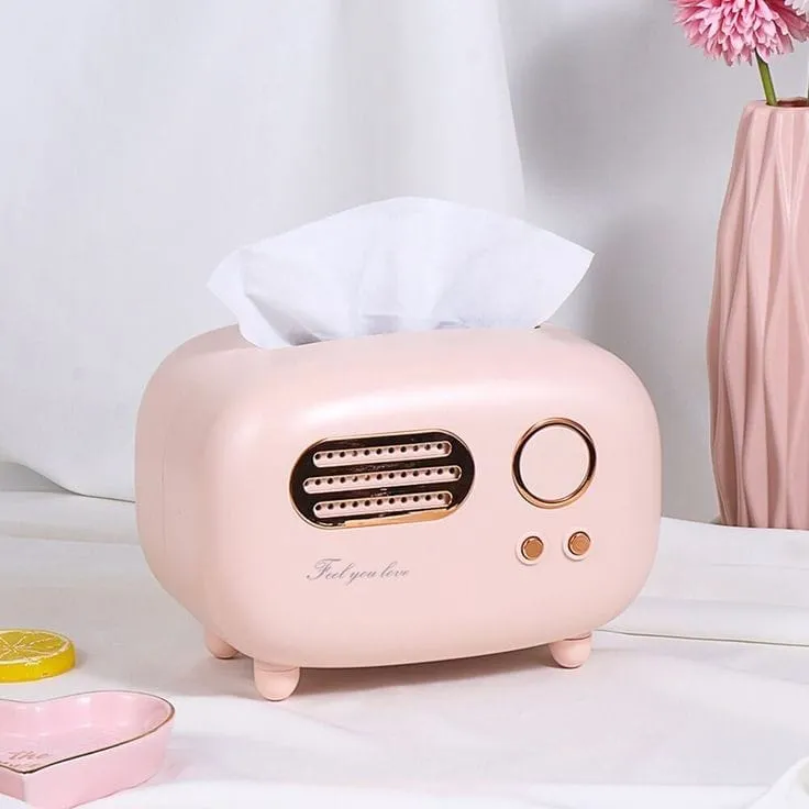 JRSLJJH93 RADIO TISSUE BOX PNK (19.7*14)