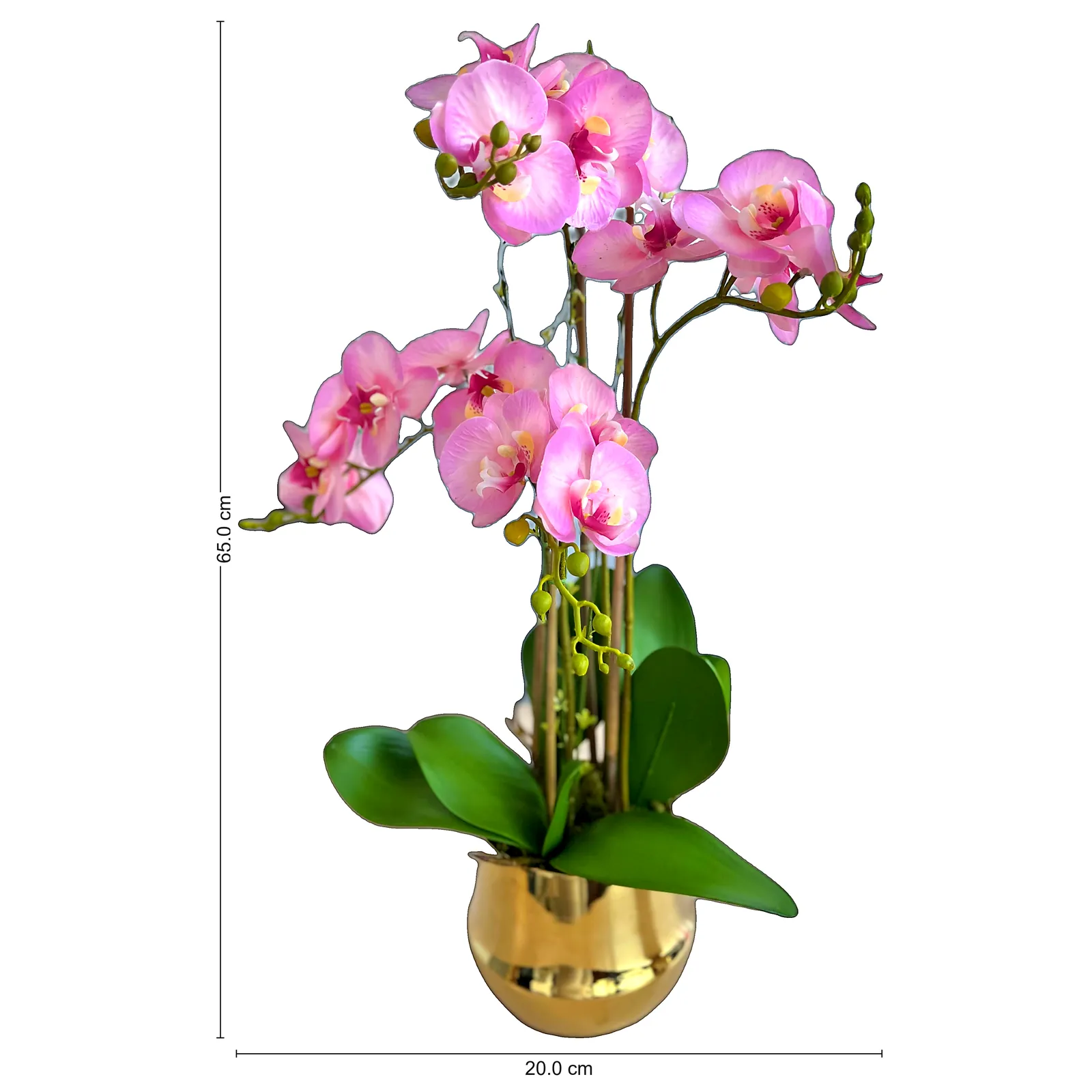BONSAI JY80072 ROSADO LENGTH 65CM POT SIZE 16CM*20CM